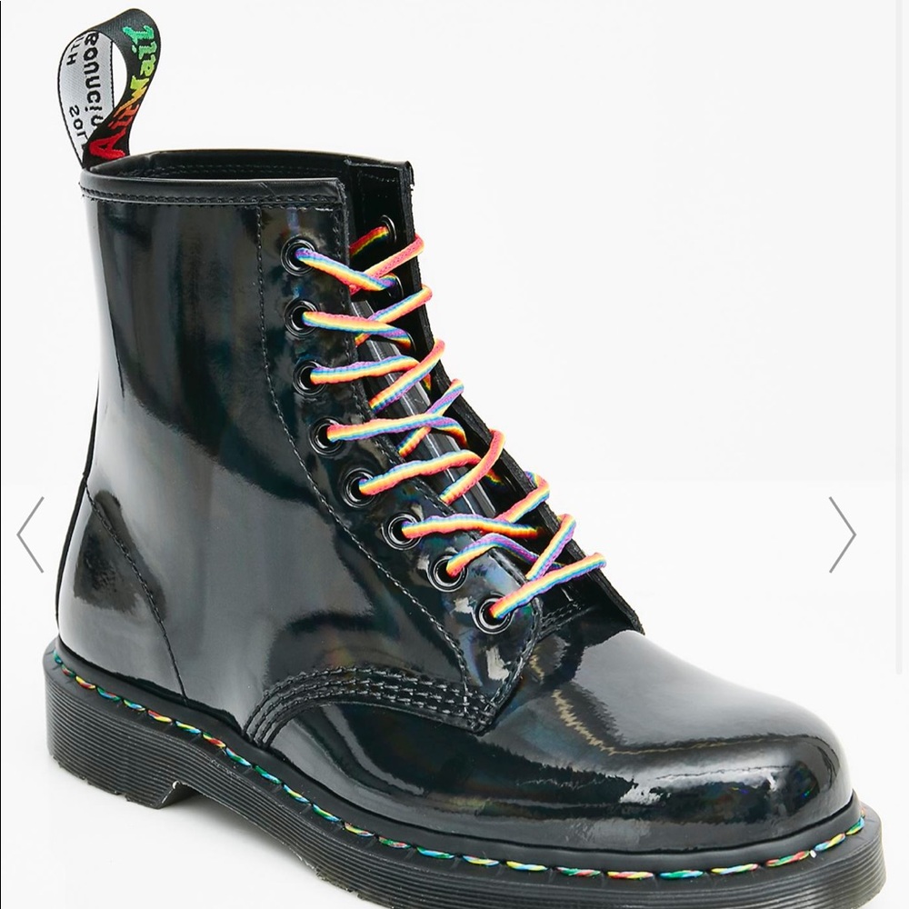 Doc Martens 1460 Patent Leather Holographic boots